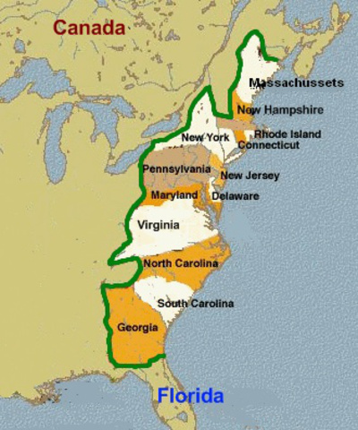 Conflitto tra le colonie e l'Inghilterra