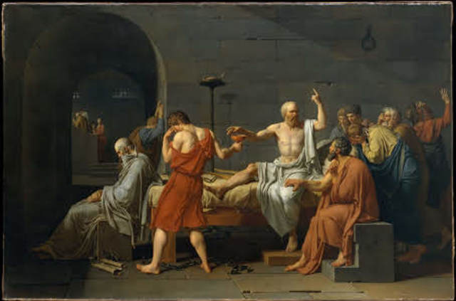 La Muerte de Socrates - Jacques-Louis David