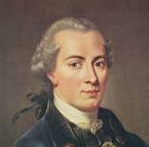APR 22, 1719 IMMANUEL KANT