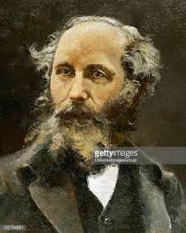 1873 James Maxwell, unificación de la interacción electromagnética