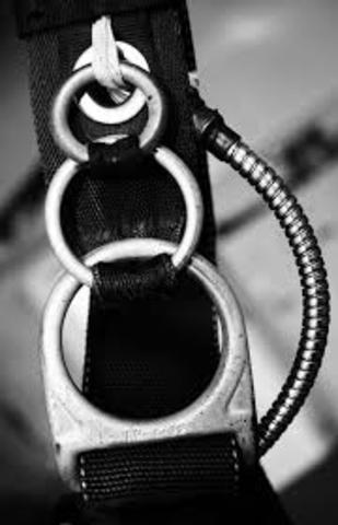 The 3 ring system was invented by Bill Booth designed to ditch the main parachute and open a reserve