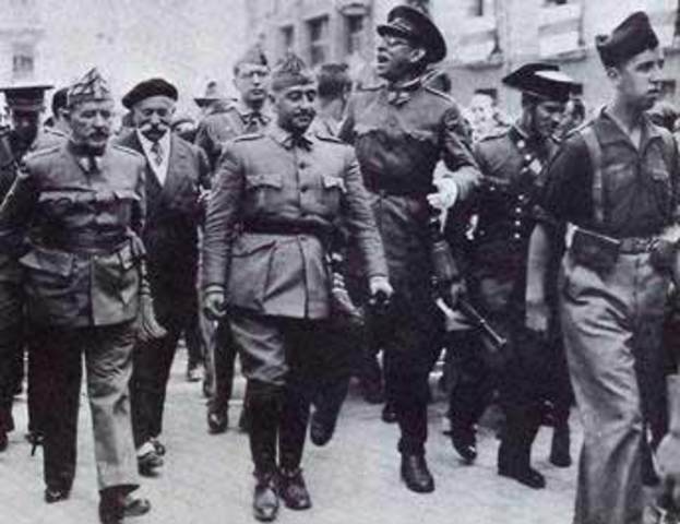 L'èxercit entra a Madrid