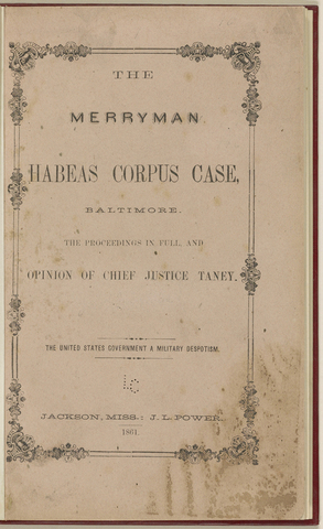 L'Habeas Corpus