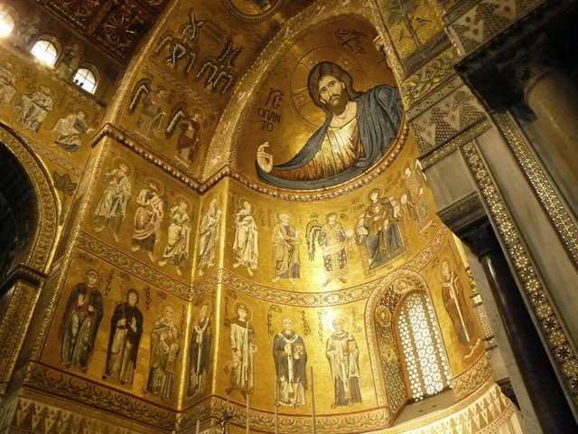 EL ábside de la catedral de Monreal