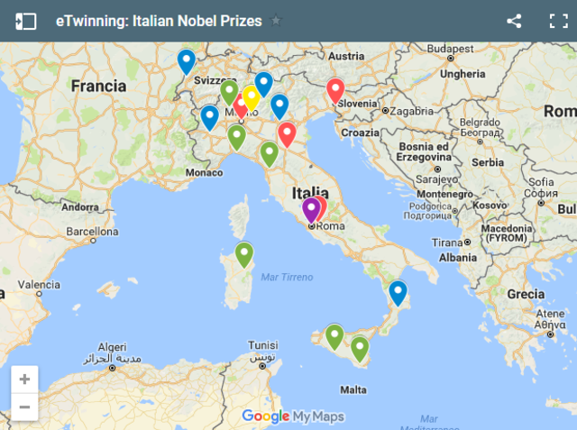 Activity:Maps Italian Nobel Prize - Lecco (Italy