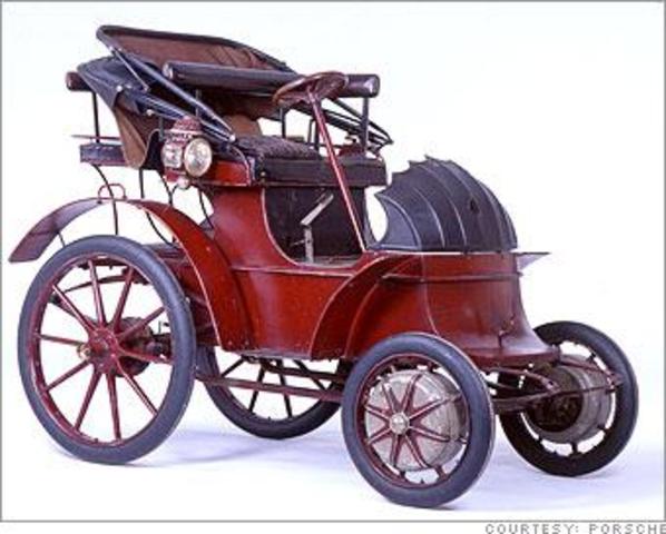 108-Year-Old Porsche Hybrid Pioneer Car En Route to Los Angeles Auto Show