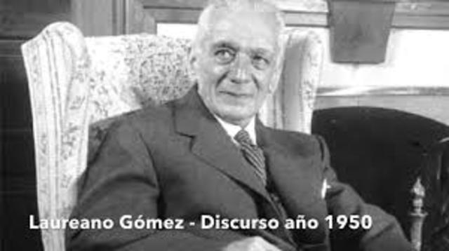 1950(Transmisión de mando de Laureano Gomez)