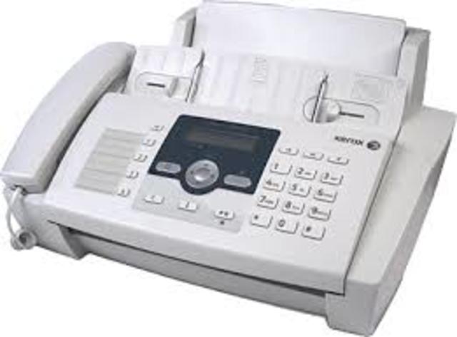 MI PRIMER TELÉFONO FAX