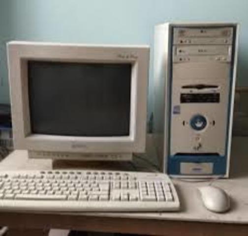 MI PRIMER COMPUTADORA DE ESCRITORIO Y MI ACCESO A INTERNET