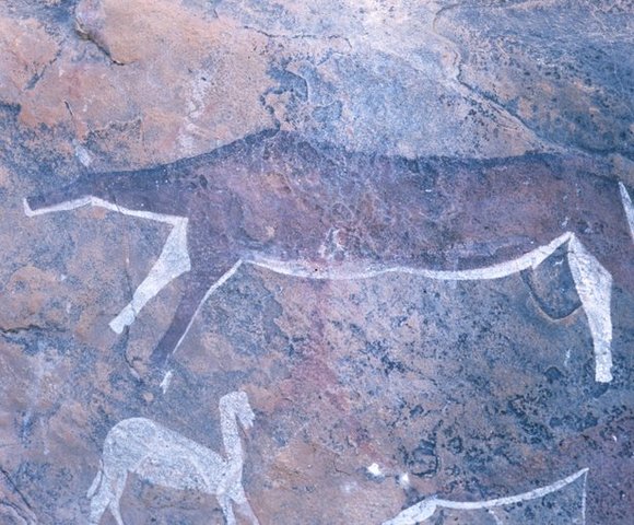 Pintura rupestre en África