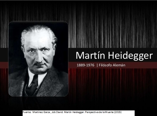 El humano como existencia perfectible – Martin Heidegger.