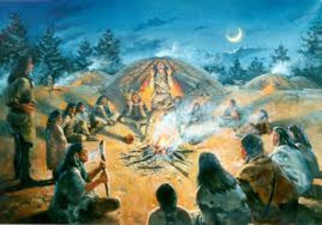 The Paleo Indians arrived to North America