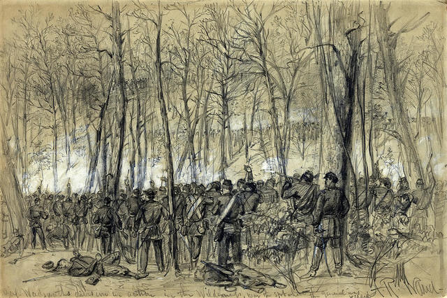 Battle of the wilderness Virginia