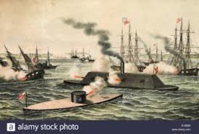 First battle of ironclads