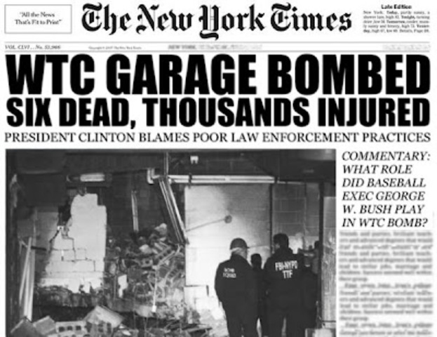 Bomb Explodes in Garage under World Trade Center