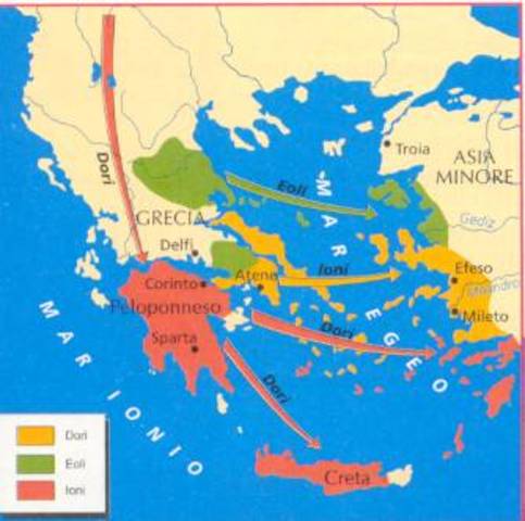 Invasione dei Dori e Crisi della civiltà Micenea