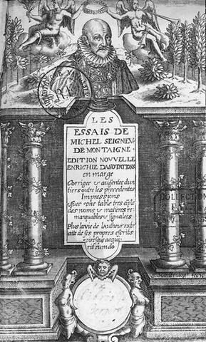 "Les Essais" de Montaigne.  "Philosopher c'est apprendre à mourir "