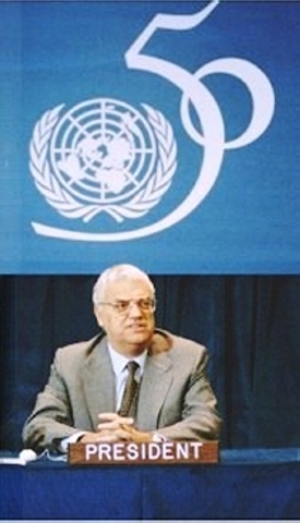 Freitas do Amaral presidente da Assembleia Geral da ONU