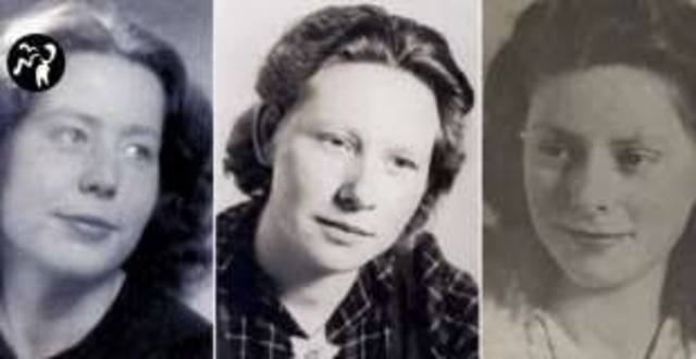 The three girls in resistance