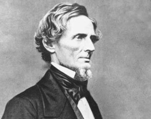Jefferson Davis appointed president of Confederacy