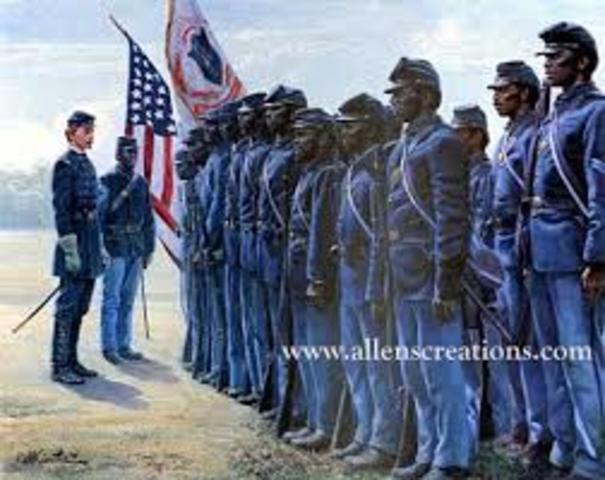54th Massachusetts Colored Infantry in combat
