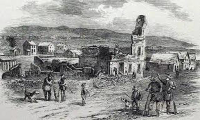 Sacking of Lawrence, Kansas by Confederates