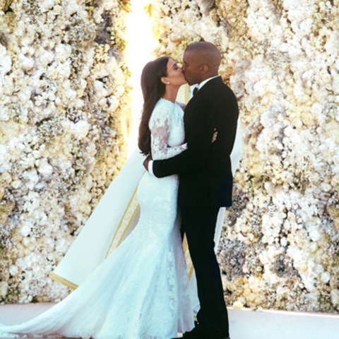 Kanye West and Kim Kardashian West
