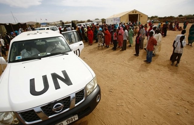 FN styrker inni Darfur