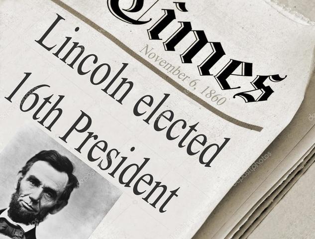 Lincoln gets elected