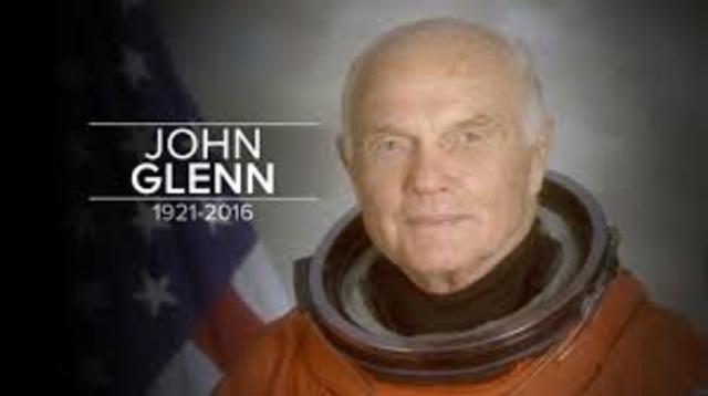 john glenn orbits the Earth