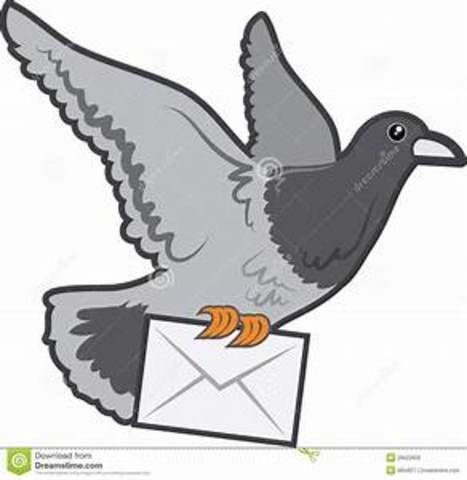 LAS PALOMAS MENSAJERAS, AÑO 776 ac.