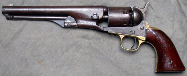 La armería de Samuel Colt, logra hacer el revolver Navy de calibre 36 con piezas intercambiables.