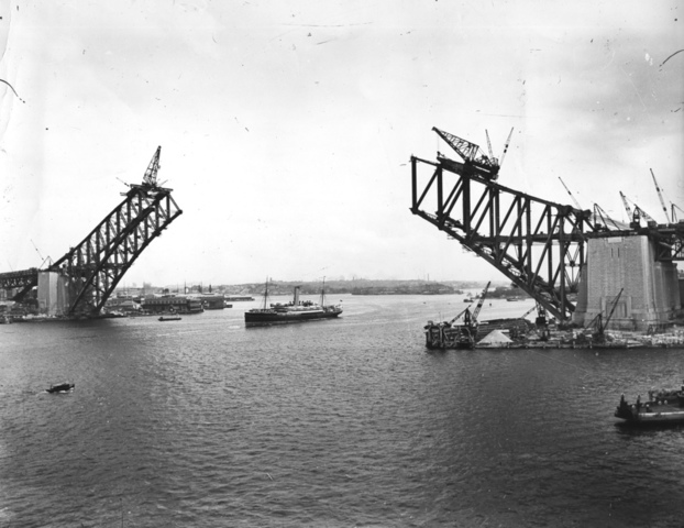 The Arches and Creeper Cranes Started Being Built