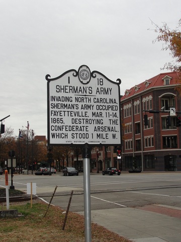 Sherman's troops occupy Fayetteville, NC