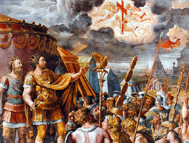 L'usurpateur Constantin prend le pouvoir à Rome et s'allie avec les chrétiens.