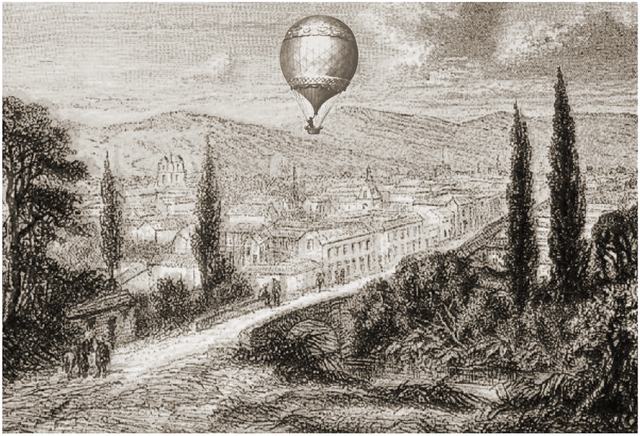 Primer globo aerostático