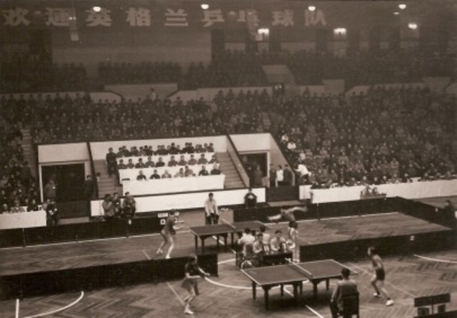 The US and China play ping pong