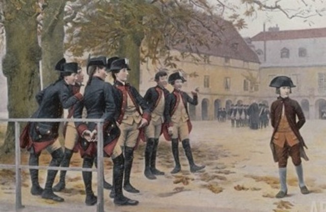 Napoleon Gradutes from Military School