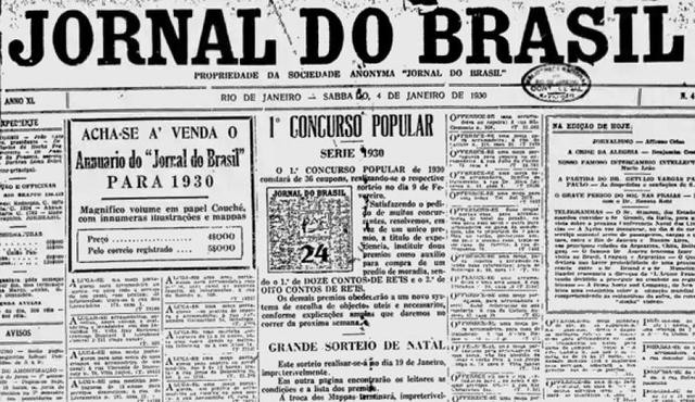 Anúncio no Jornal do Brasil