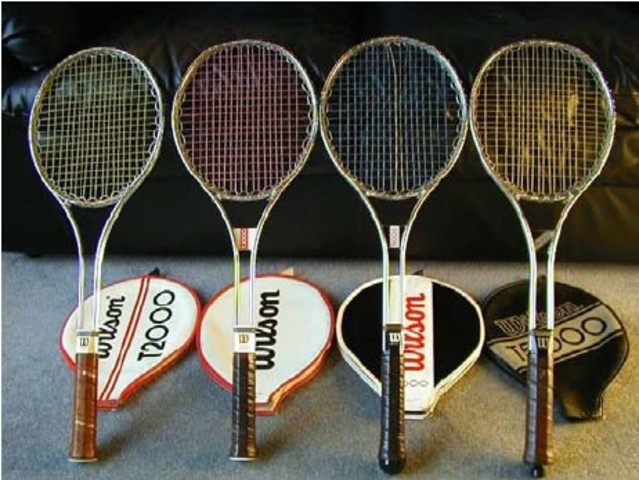 Raquetas de aleaciones diversas.