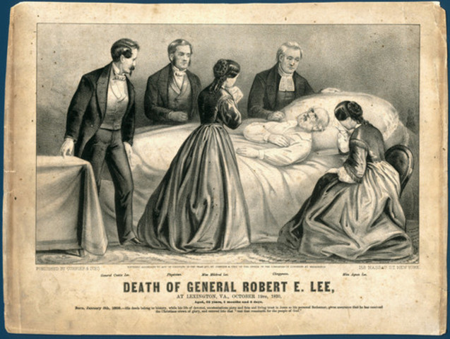 Death of Robert E Lee