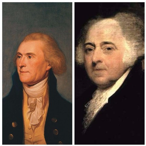 Thomas Jefferson and John Adams die