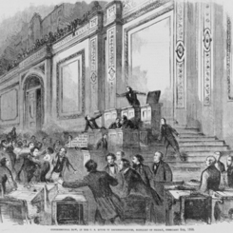 Dolley gets a chair on the House floor.