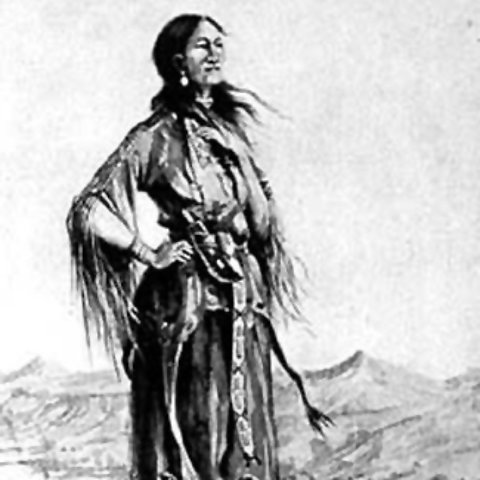 Sacagawea is pregnant