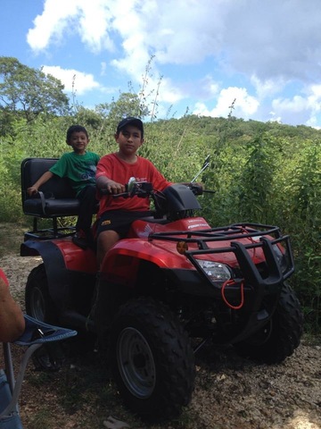 Diego en su noveno año de vida.