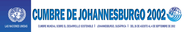 Cumbre Mundial Sobre El Desarrollo Sostenible De Johannesburgo, Sudáfrica