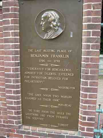 Ben Franklin's death