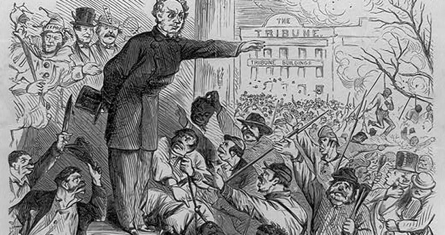 Draft Riots begin in New York City.