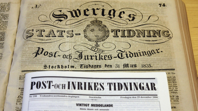 Post- och Inrikes Tidningar