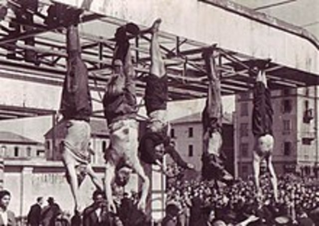 Mussolini captured and executed